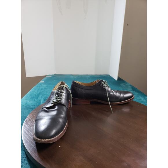 Johnston & Murphy Shoes Sz 11.5 Mens Black Lace Up Loafers Sheepskin 20-9595 main image 7